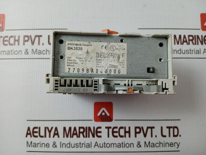 Beckhoff Bk3520 Profibus Economy Plus Bus Coupler 24Vdc