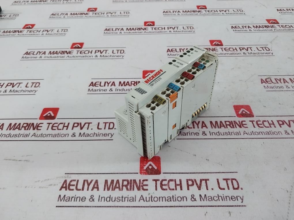 Beckhoff Bk3520 Profibus Economy Plus Bus Coupler 24Vdc 5010Ba06000 Awg 28-14