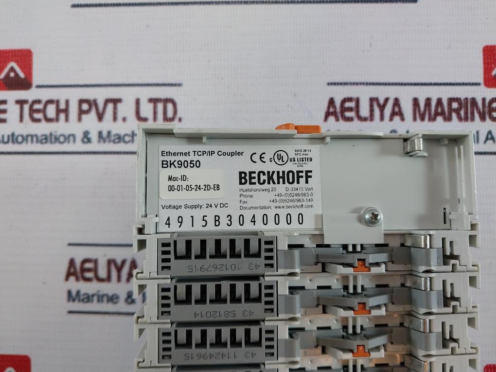 Beckhoff Bk9050 Bus End Terminal 24V Dc