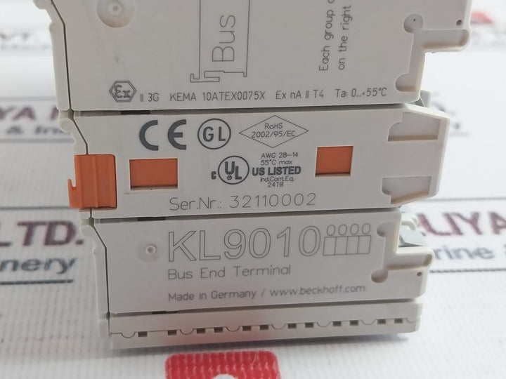 Beckhoff Bk9050 Ethernet Tcp/Ip Bus Coupler 24Vdc