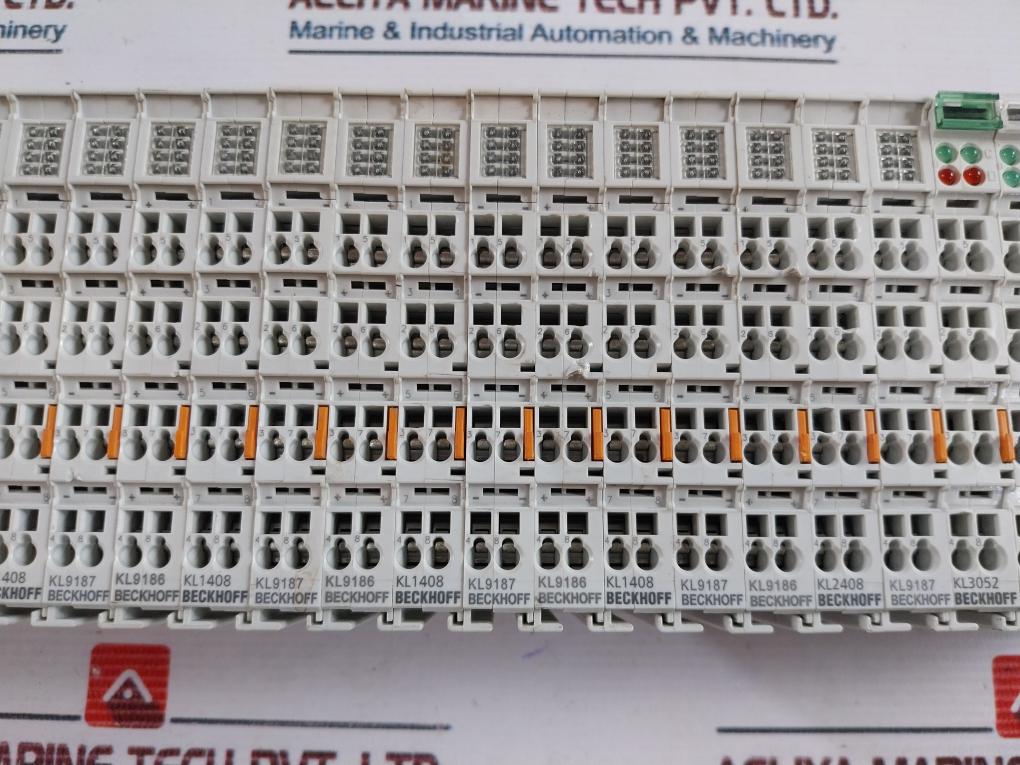 Beckhoff Bk9050 Ethernet Tcp/Ip Coupler W/ Kl1104/ Kl3314/ Kl3311/ Kl9010 Module