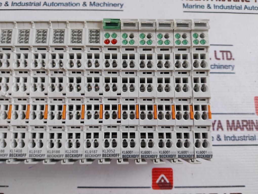 Beckhoff Bk9050 Ethernet Tcp/Ip Coupler W/ Kl1104/ Kl3314/ Kl3311/ Kl9010 Module