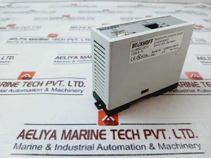 Beckhoff CU8800-0010 Ethernet Controller Rev 2.0