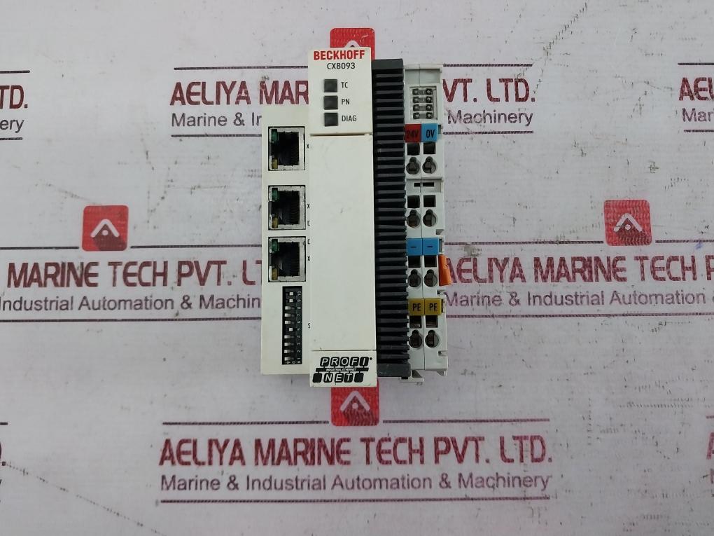 Beckhoff Cx8093 Plc Controller Module 24Vdc, Max.4A 55C Max