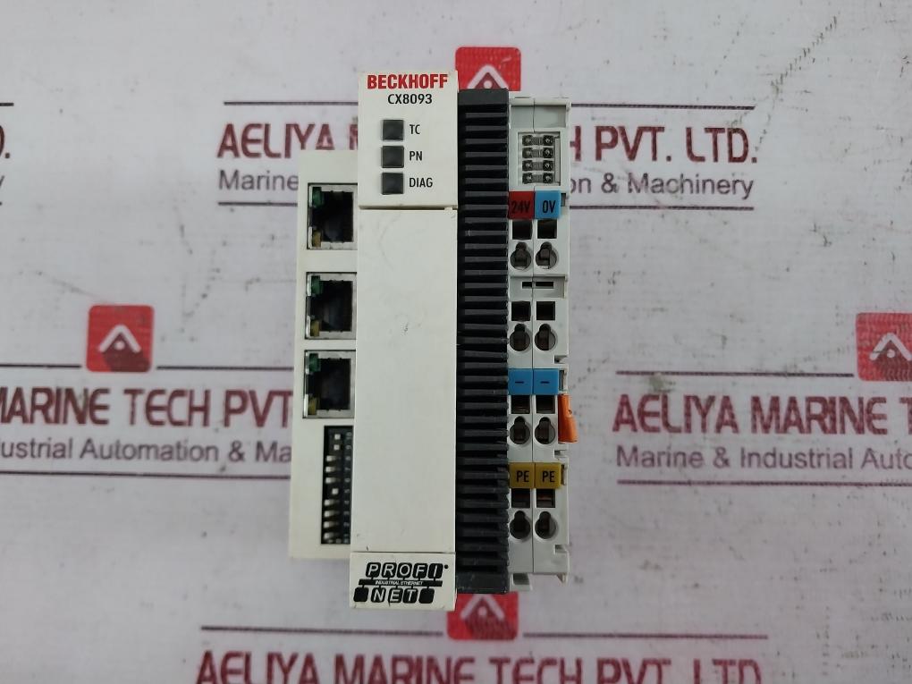 Beckhoff Cx8093 Plc Controller Module 24Vdc, Max.4A 55C Max