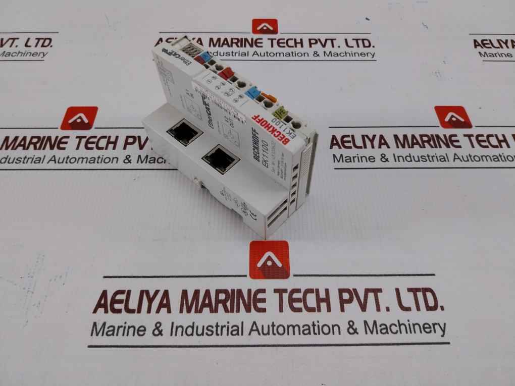 Beckhoff Ek1100 Ether Cat Coupler 0+55c 24v Awg 28-14