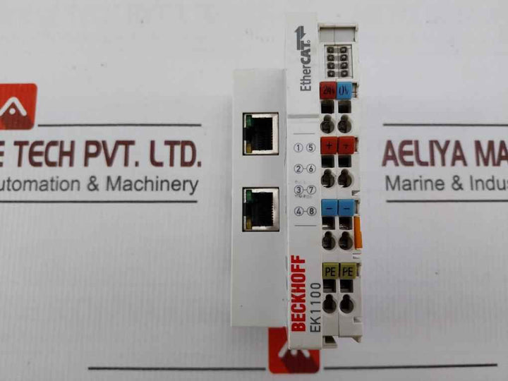 Beckhoff Ek1100 Ether Cat Coupler 0+55c 24v Awg 28-14