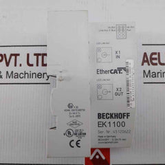Beckhoff Ek1100 Ether Cat Coupler 0+55c 24v Awg 28-14