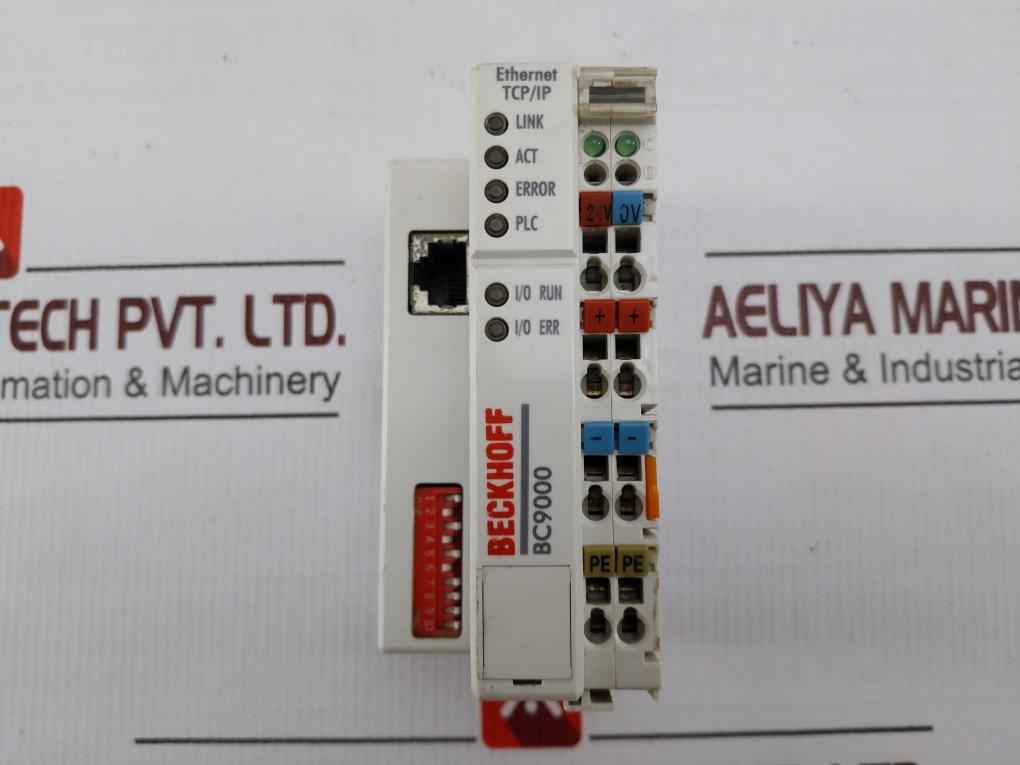Beckhoff Ek1100 Ether Cat Coupler 0+55c 24v Awg 28-14