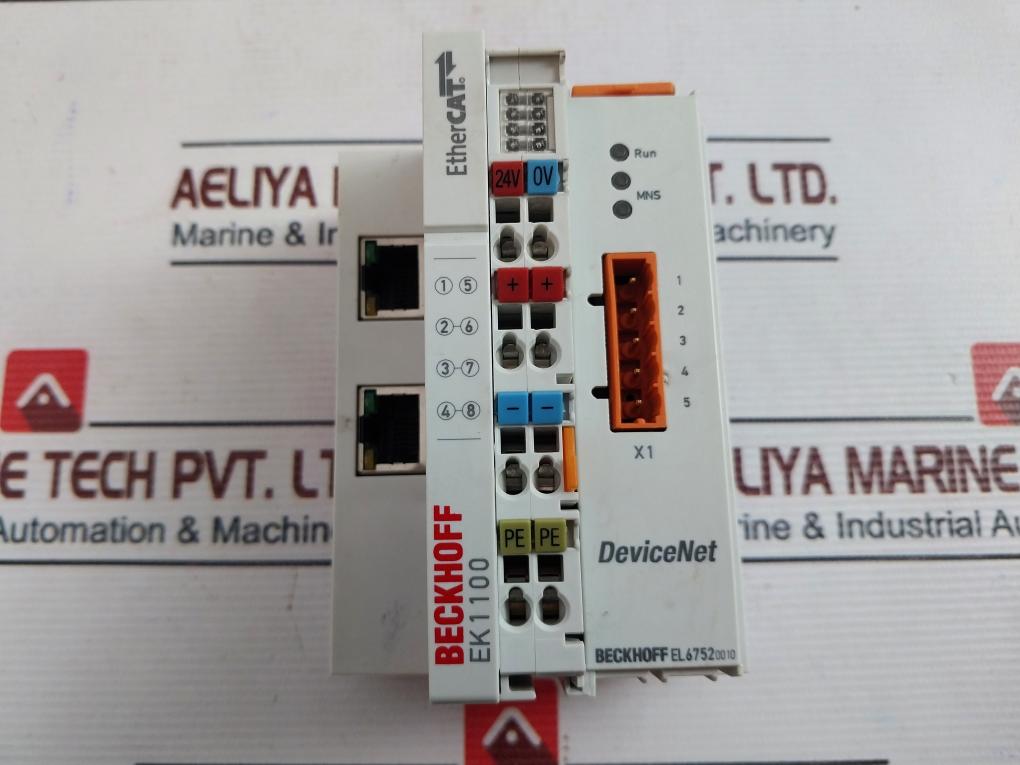 Beckhoff Ek1100 Ethercat Bus Coupler El6752 Devicenet Slave