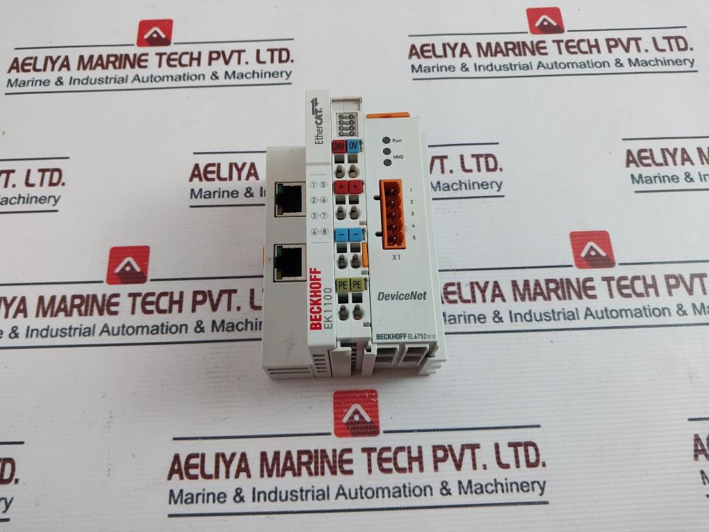 Beckhoff Ek1100 Ethercat Bus Coupler El6752 Devicenet Slave