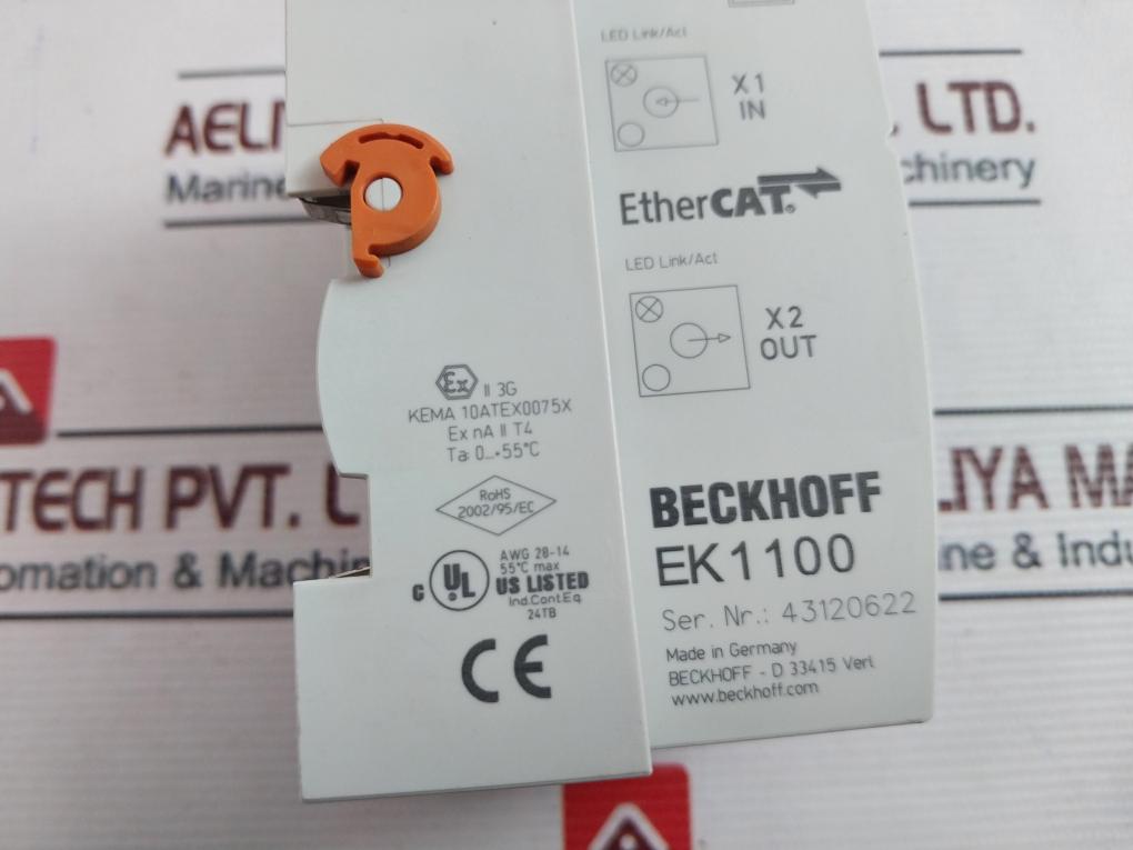 Beckhoff Ek1100 Ethercat Bus Coupler El6752 Devicenet Slave