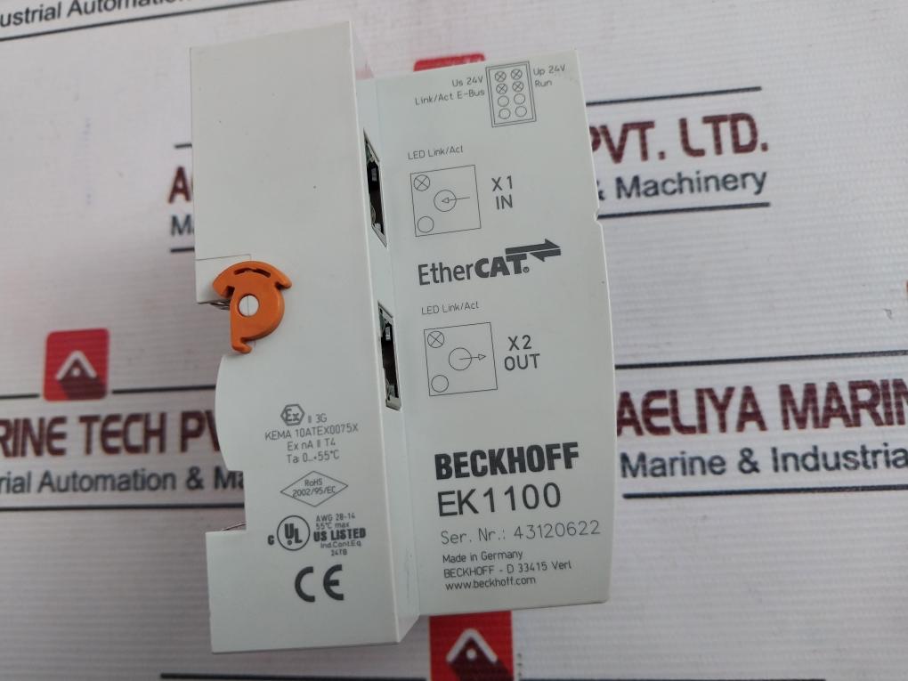 Beckhoff Ek1100 Ethercat Bus Coupler El6752 Devicenet Slave