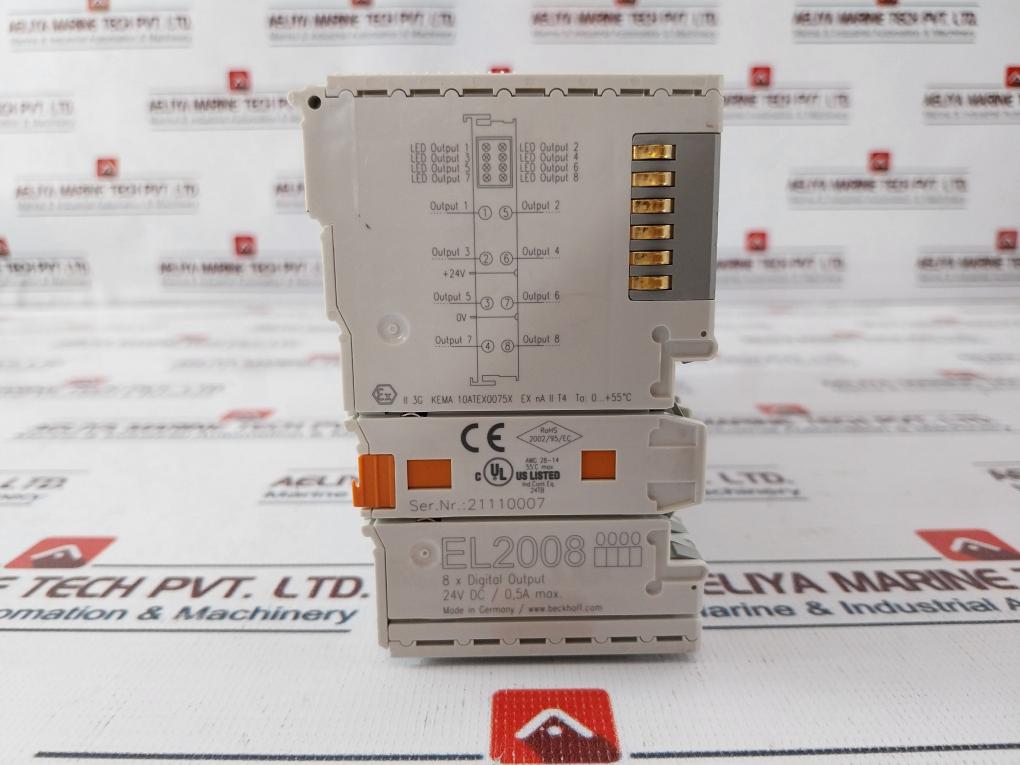 Beckhoff Ek1100 Ethercat Coupler W/ Ek1100/El1904/El2904/El1809/El9184 Module