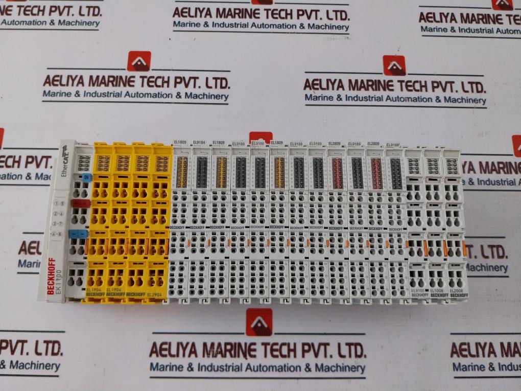 Beckhoff Ek1100 Ethercat Coupler W/ Ek1100/El1904/El2904/El1809/El9184 Module