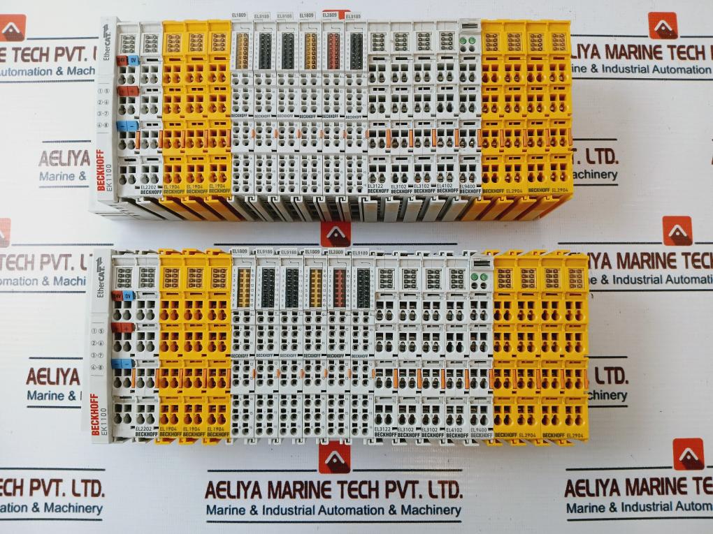 Beckhoff Ek1100 Ethercat Coupler W/ Module Rev 0018
