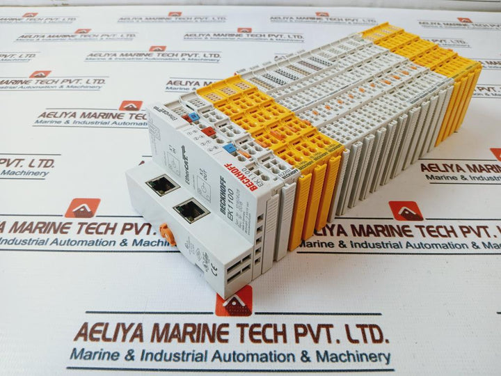 Beckhoff Ek1100 Ethercat Coupler W/ Module Rev 0018