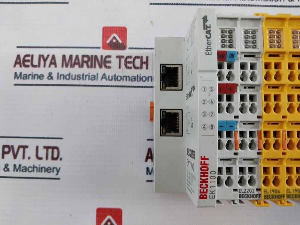 Beckhoff Ek1100 Potential Distribution Terminal,Awg 28-14