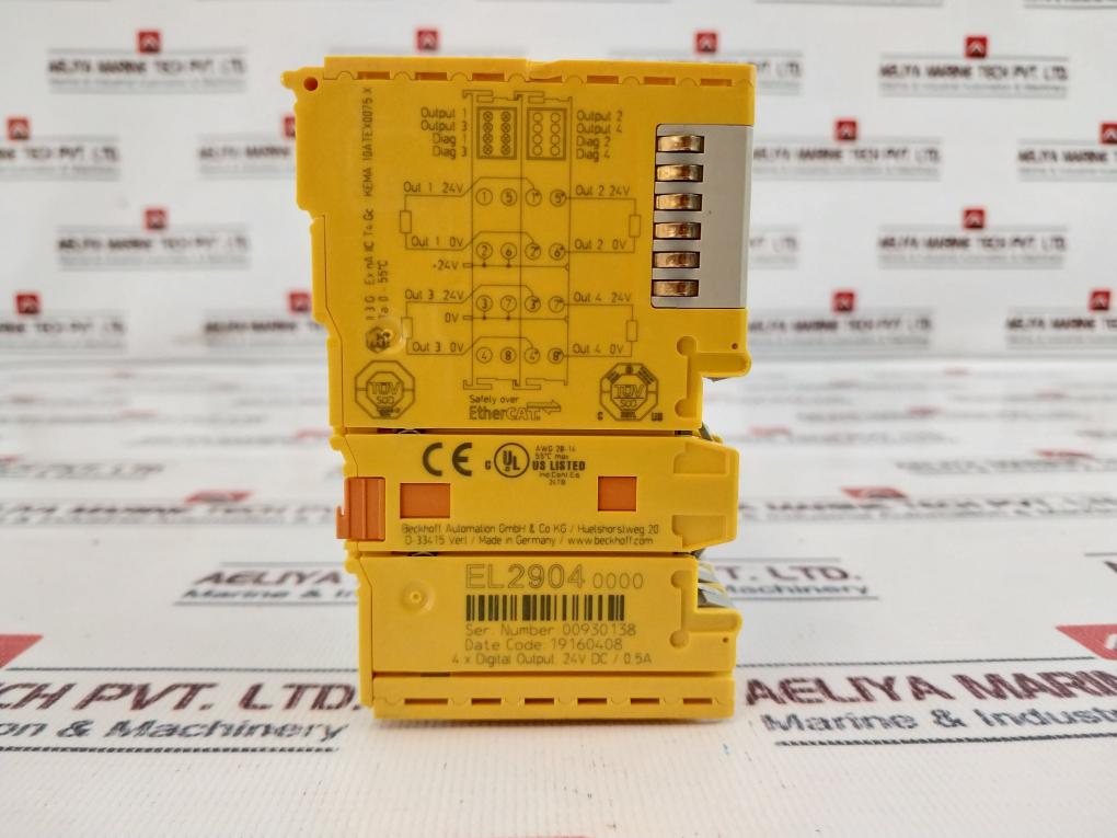 Beckhoff Ek1100,El2202,El1904,El1809,El9189,El9188,El2809,El3122,El3102,El4102