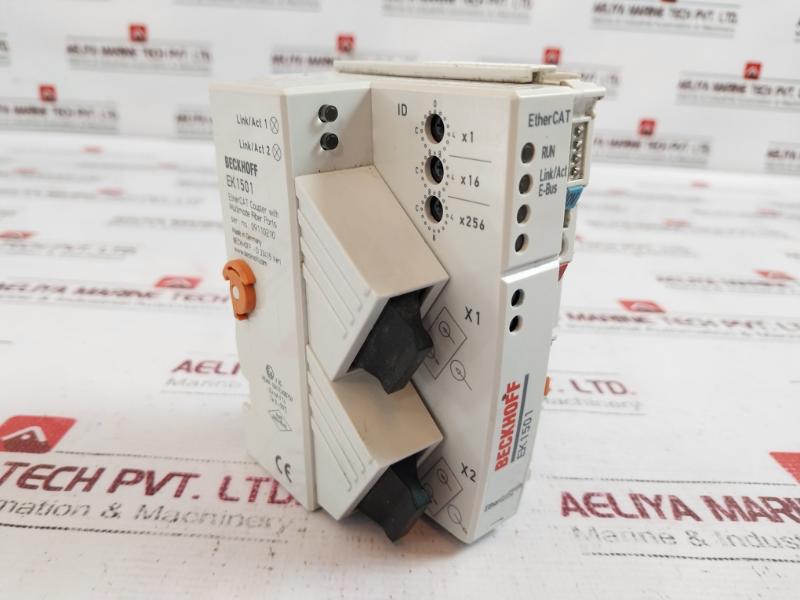 Beckhoff Ek 1501 Ethercat Coupler With Multimode Fiber Port