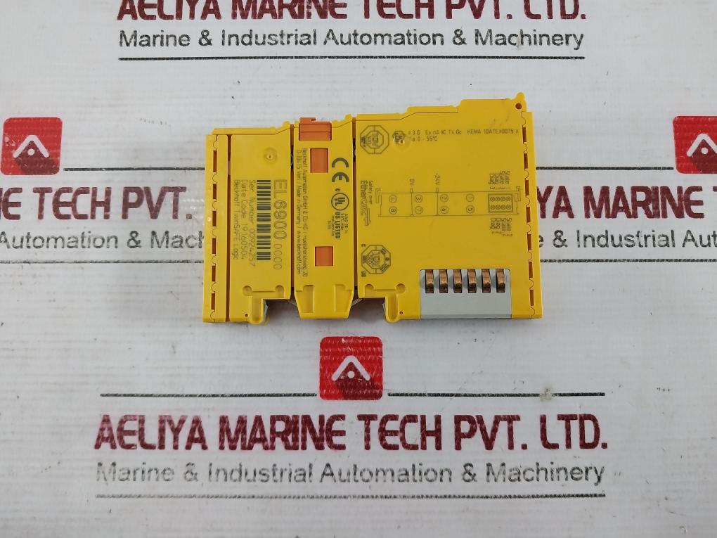 Beckhoff El6900 Twinsafe Logic Terminal Communication Interface Module Awg 28-14