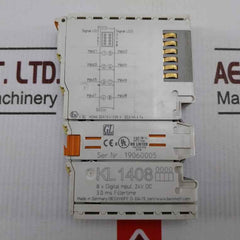 Beckhoff Kl1408 Digital Input Unit 24v Dc 55c Max Ii 3g Kema 02atex1235x