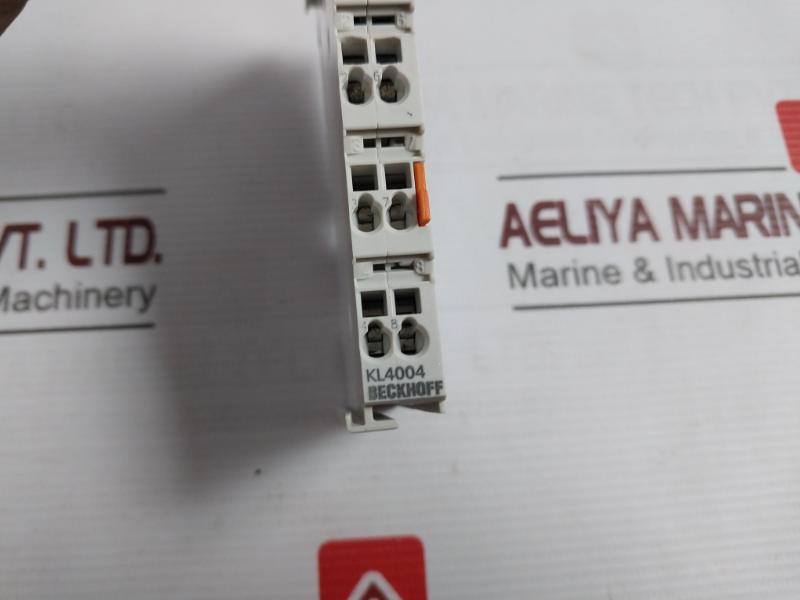 Beckhoff Kl4004 4 X Channel Analog Output Terminal Awg 28-14