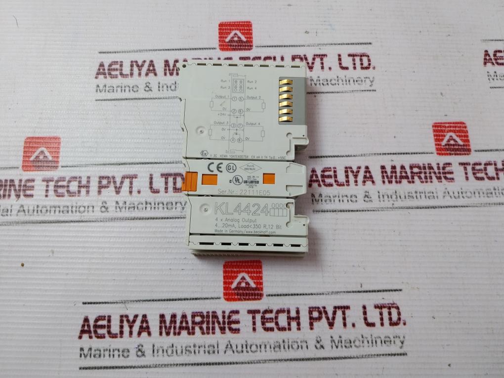 Beckhoff Kl4424 4-channel Analog Output Terminal 4-20Ma