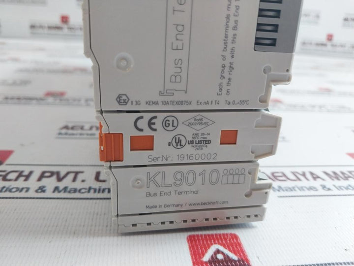 Beckhoff Kl9010 Bus End Terminal El3122