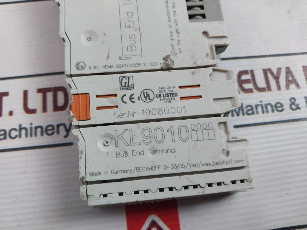 Beckhoff Kl9010 Bus End Terminal Module