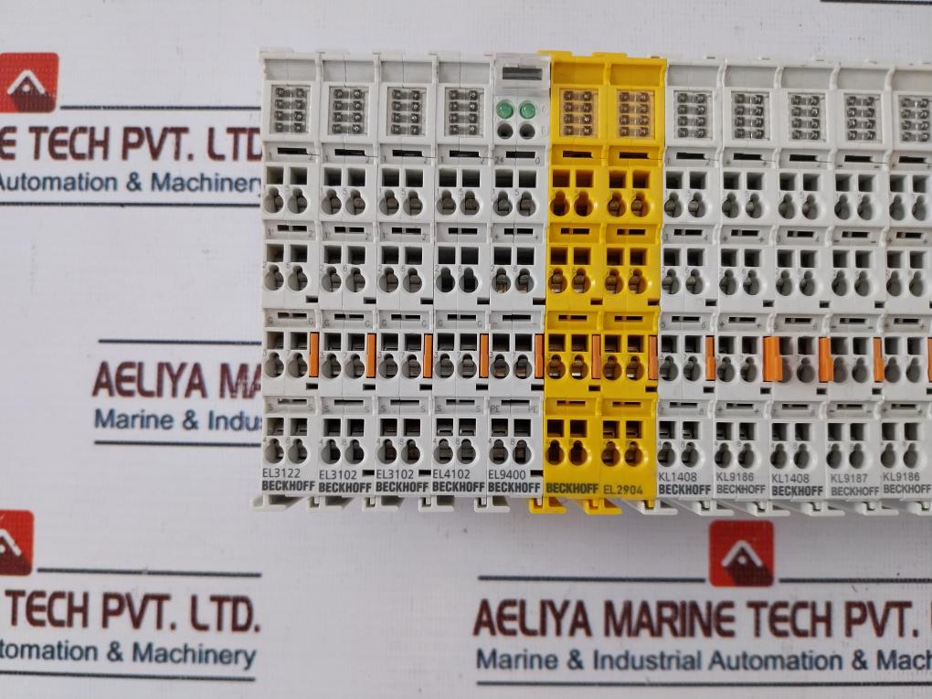 Beckhoff Kl9010 Bus End Terminal W/ El3122/ El3102/ El4102/ El9400/El2904 Module