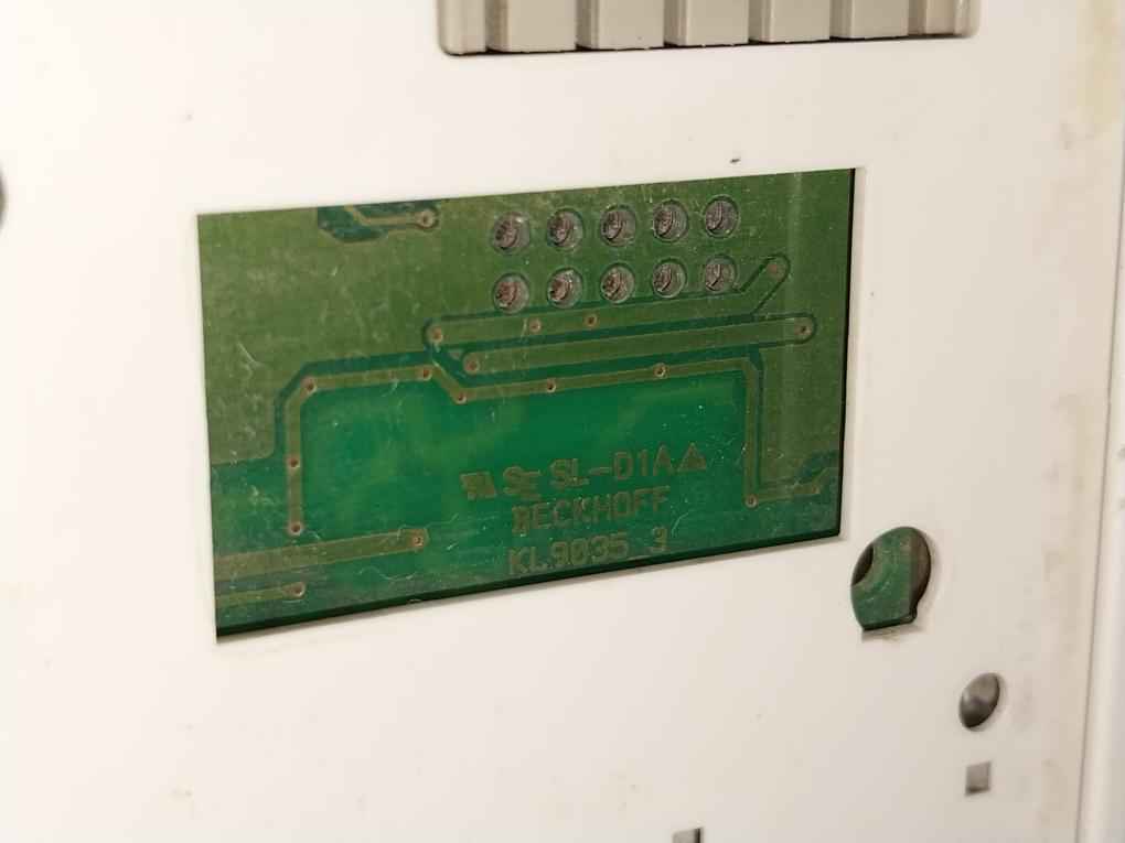 Beckhoff Kl9035_3 Bus End Terminal Se Sl-d1A