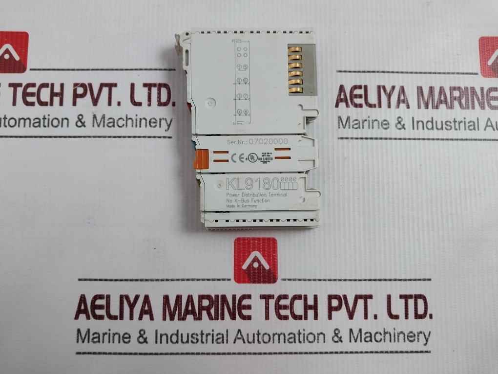 Beckhoff Kl9180 Power Distribution Terminal For K-bus