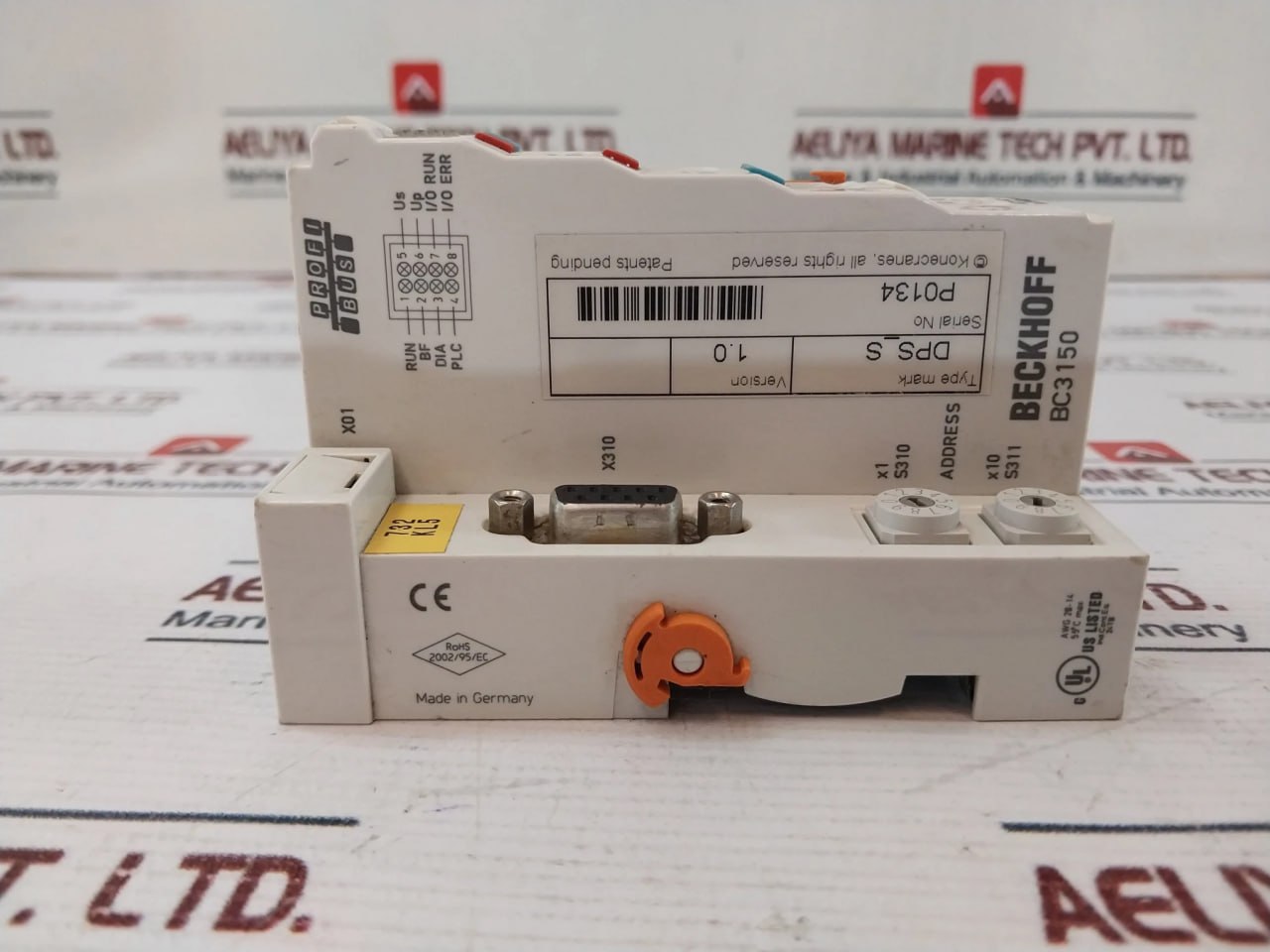 Beckhoff Bc3150 Bus Terminal Controller For Profibus Dp