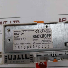 Beckoff Bk9100 Ethernet Tcp/ip Bus Coupler 24v Dc