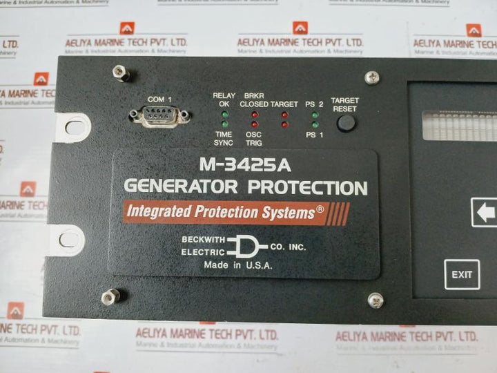 Beckwith Electric M-3425A Generator Protection Relay, 60-140Vac, 50/60Hz