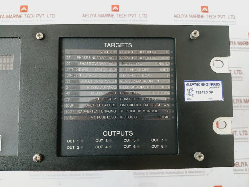 Beckwith Electric M-3425A Generator Protection Relay, 60-140Vac, 50/60Hz