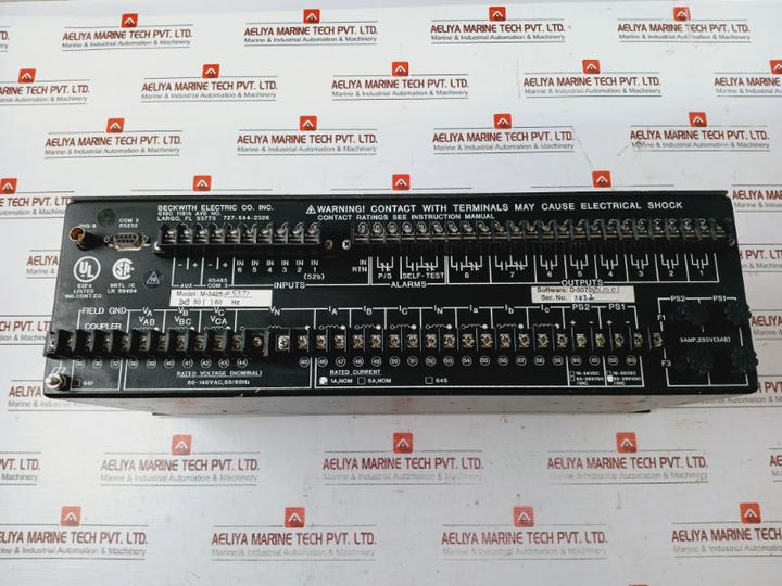 Beckwith Electric M-3425A Generator Protection Relay, 60-140Vac, 50/60Hz