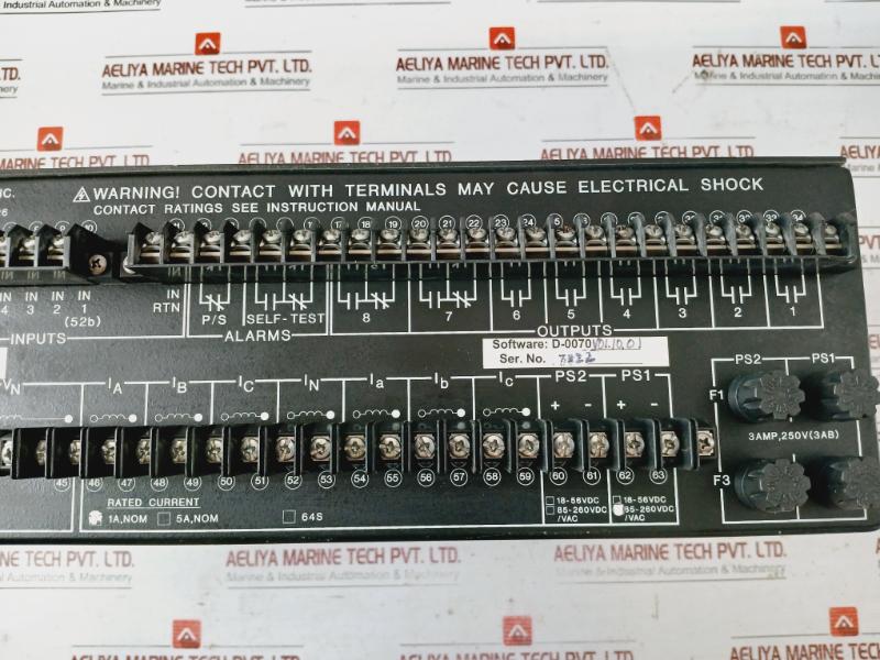 Beckwith Electric M-3425A Generator Protection Relay, 60-140Vac, 50/60Hz