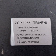 Beckwith Electric M3425A-std1 Generator Protection 85-280V Dc