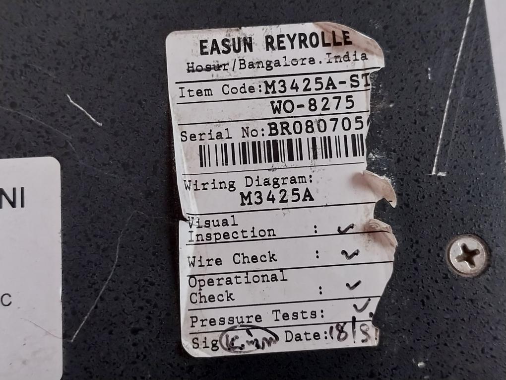 Beckwith Electric M3425A-std1 Generator Protection 85-280V Dc