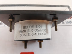 Beede 930022-d Panel Meter 0-100 Dc Ampere