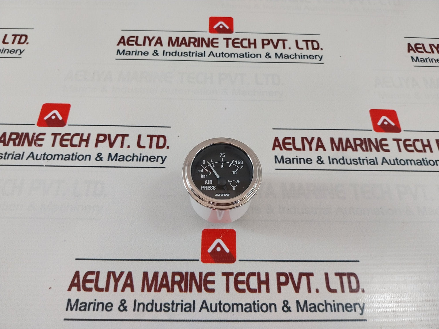 Beede Instruments 943695 Air Press Gauge 0-150 Psi 0-10 Bar