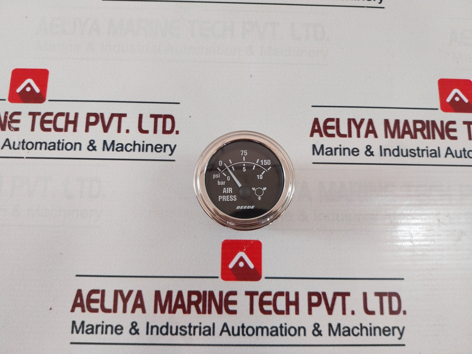 Beede Instruments 943695 Air Press Gauge 0-150 Psi 0-10 Bar