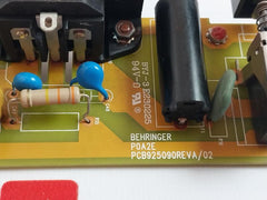Behringer P0A2E Power Filter Board Pcb 925090 Rev A/02 E230225