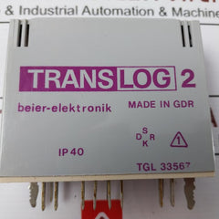 Translog 2 Relay Module 116 - Beier-elektronik Dsrk Series