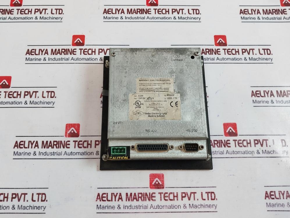 Beijer Electronics 02800F E200 Operator Interface 150 Ma 24 Vdc Lcd Contrast