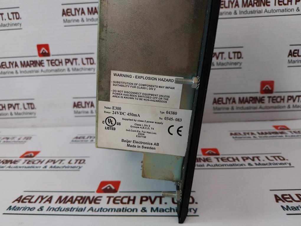 Beijer Electronics E300 Operator Interface Control Panel 04380 (Not Working)