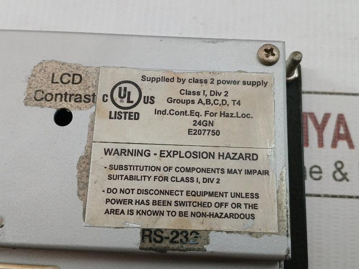 Beijer Electronics Hmi Operator Panel 5Vdc 200Ma E100