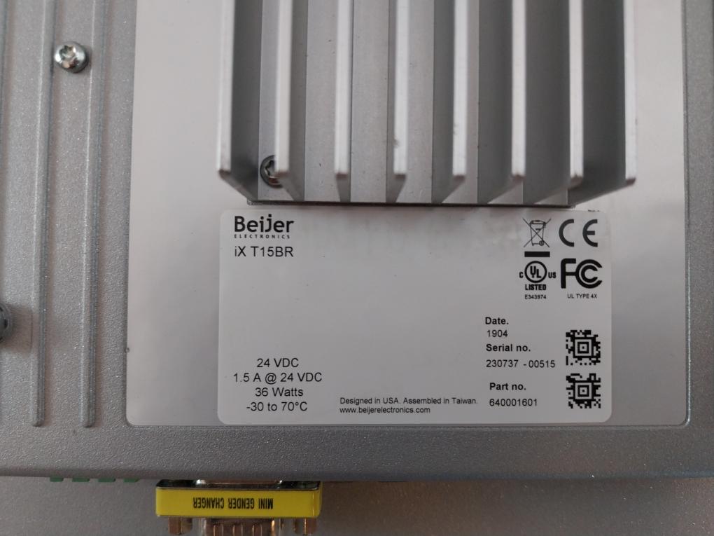 Beijer /Alfa Laval IX T15BR Touch Panel 640001601